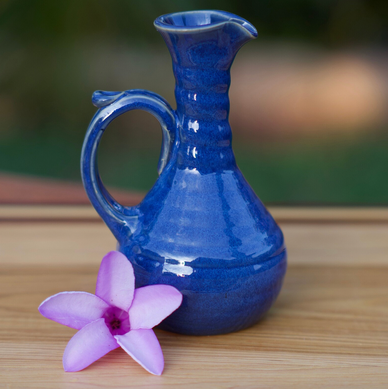 Birch Syrup and Handmade Pottery Syrup Holder - Wheel thrown stoneware