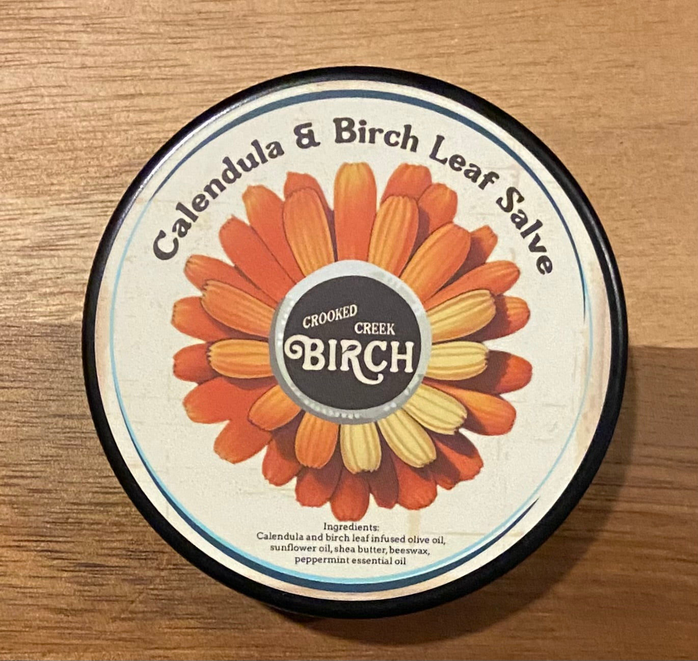 Calendula and Birch Leaf Salve - Made in Alaska - 100% Natural