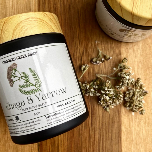 Chaga and Yarrow Clay Facial Scrub