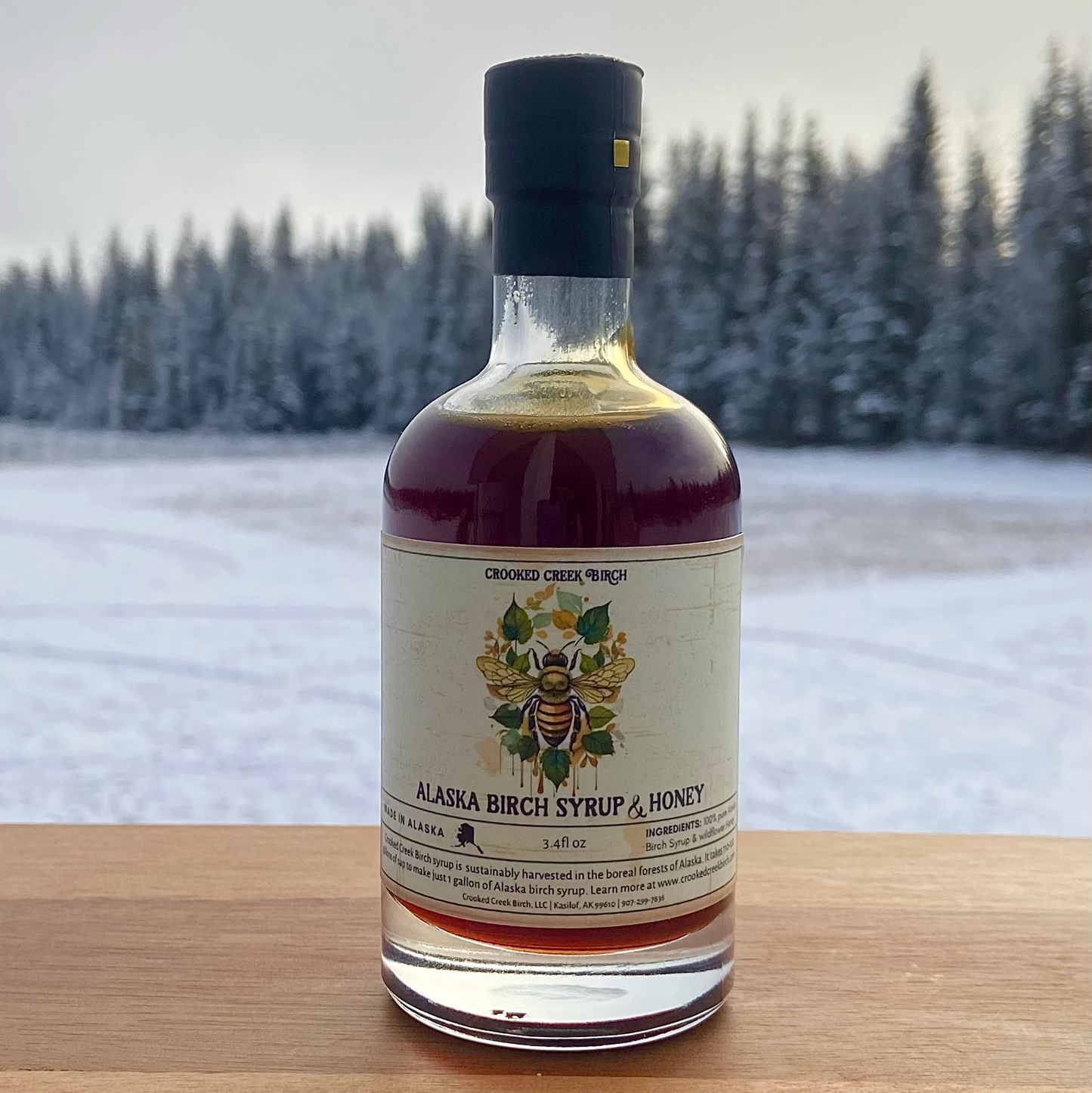 crooked creek birch and wildflower honey blend, gift, tea, christmas