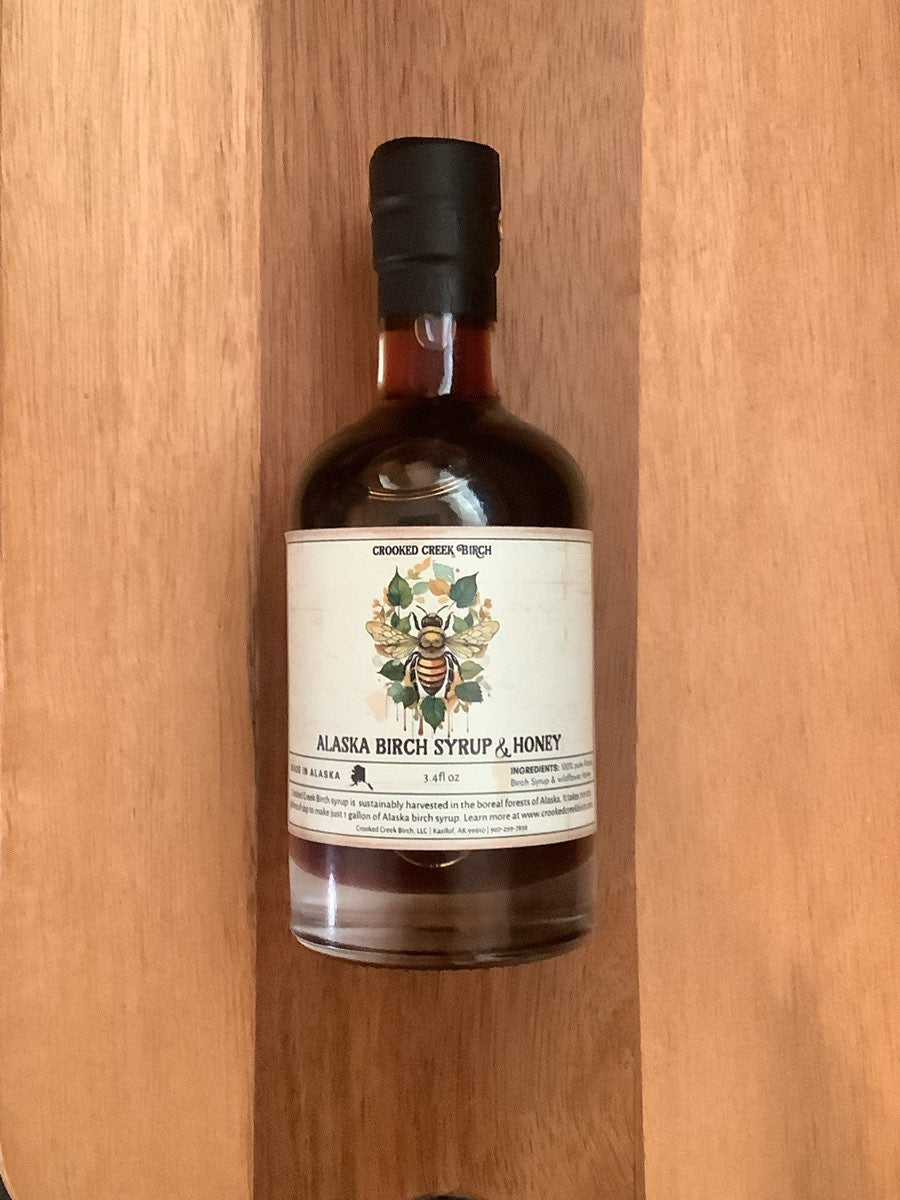 Alaska Birch Syrup & Wildflower Honey Blend